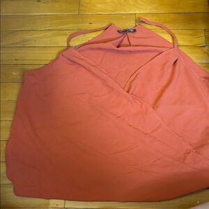 SHEIN Coral Halter Blouse